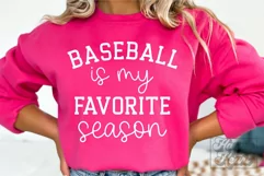Baseball Is My Favorite Season SVG - Baseball Mama PNG Product Image 2