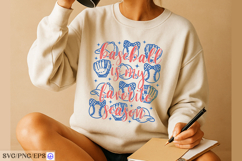 Baseball is My Favorite Season SVG PNG T-shirt Design Product Image 2