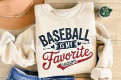 Baseball is my favorite season Sublimation PNG Product Image 3