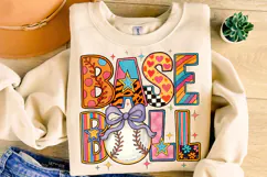 Baseball PNG, Preppy Baseball, Baseball Mom PNG, Game Day Product Image 1