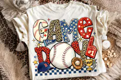 Baseball Game Day PNG, Baseball Mama PNG, Retro Baseball PNG Product Image 2