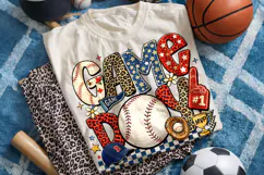 Baseball Game Day PNG, Baseball Mama PNG, Retro Baseball PNG Product Image 1