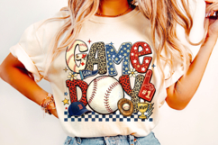 Baseball Game Day PNG, Baseball Mama PNG, Retro Baseball PNG Product Image 3