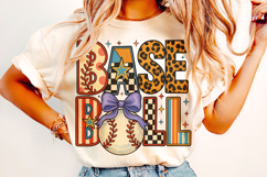 Baseball PNG, Preppy Baseball, Baseball Mom PNG, Game Day Product Image 2