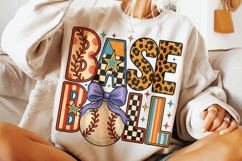 Baseball PNG, Preppy Baseball, Baseball Mom PNG, Game Day Product Image 3