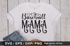 Baseball mama - Game Day SVG Design Product Image 1
