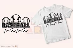 Baseball Game Day PNG, Baseball Mama SVG T-shirt Design Product Image 2
