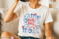 Baseball Mama Hand-Drawn SVG PNG Design Product Image 2