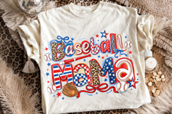 Baseball Mama Leopard PNG, Baseball Game Day PNG, Sports Mom Product Image 1