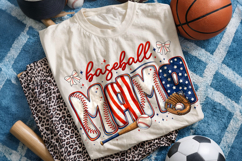 Baseball Mama PNG, Retro Baseball PNG, Baseball Game Day PNG Product Image 1