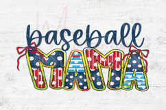 Baseball Mama SVG, Sports Mom SVG, Baseball Mom Shirt SVG Product Image 4