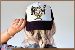 Retro faux knit baseball Mom, faux knit vintage baseball Mom Product Image 4