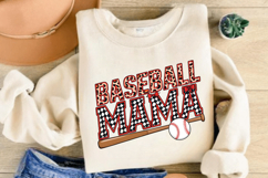 Baseball Mama PNG, Baseball Coquette PNG, Baseball Bow PNG Product Image 2