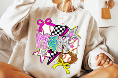 Baseball PNG Sublimation, Preppy Baseball Mama PNG, Game Day Product Image 1