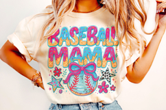 Baseball Mama Drip Png, Baseball Ice Cream Drip Png, Game Product Image 2