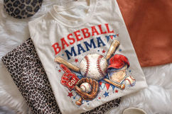 Retro Baseball Mama PNG, Baseball Game Day PNG, Sports Mom Product Image 2