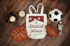 Baseball Mama Retro Leopard PNG I Baseball PNG Product Image 3