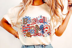 Baseball Mama Leopard PNG, Baseball Game Day PNG, Sports Mom Product Image 3