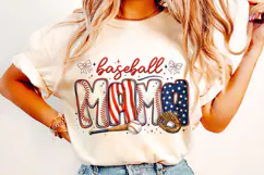 Baseball Mama PNG, Retro Baseball PNG, Baseball Game Day PNG Product Image 3