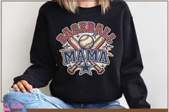 Retro Baseball Mama patch, vintage Baseball Mama patch png Product Image 6