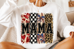 Baseball Mama Png Sublimation Design Product Image 2