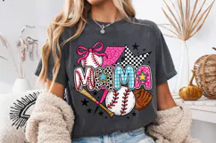 Baseball Mama PNG, Baseball Coquette PNG, Baseball Mom PNG Product Image 3