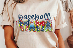 Baseball Mama SVG, Sports Mom SVG, Baseball Mom Shirt SVG Product Image 1