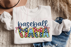 Baseball Mama SVG, Sports Mom SVG, Baseball Mom Shirt SVG Product Image 2