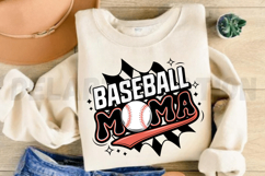 Baseball Mama Sublimation PNG Product Image 2