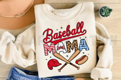 Baseball mama Sublimation PNG Product Image 3