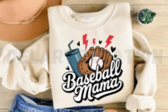 Baseball Mama Sublimation PNG Product Image 2