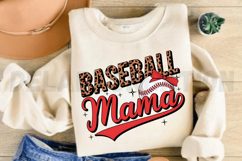 Baseball mama Sublimation PNG Product Image 2