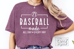 Baseball Mode SVG - Baseball Season PNG - Baseball All Day Product Image 1