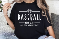 Baseball Mode SVG - Baseball Season PNG - Baseball All Day Product Image 5