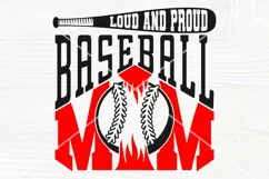 Baseball SVG, Proud Mom Svg, Baseball Ball Svg, Sports Shirt Product Image 1