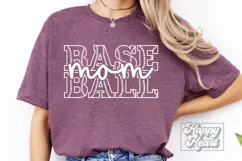 Baseball Mom SVG - In My Baseball Mama Era PNG Game Day Product Image 4