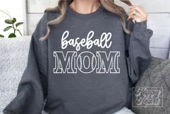 Baseball Mom SVG - In My Baseball Mom Era PNG Baseball Mama Product Image 4