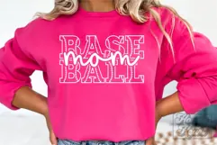 Baseball Mom SVG - In My Baseball Mama Era PNG Game Day Product Image 3