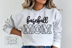Baseball Mom SVG - In My Baseball Mom Era PNG Baseball Mama Product Image 1