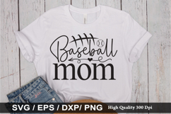 Baseball mom - Game Day SVG Design Product Image 1
