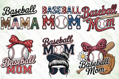 Baseball Mom Clipart Sublimation Product Image 3