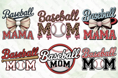 Baseball Mom Clipart Sublimation Product Image 4