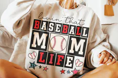 Retro Baseball Mom PNG, Baseball Mama PNG, Baseball PNG Product Image 3