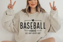 Baseball Mom SVG PNG, Baseball Shirt Svg, Baseball Svg PNG Product Image 2