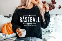 Baseball Mom SVG PNG, Baseball Shirt Svg, Baseball Svg PNG Product Image 1