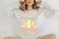 softball mom png design