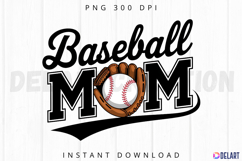 Baseball Mom Sublimation PNG Product Image 1
