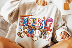 Baseball Mom PNG, Retro Baseball PNG, Baseball Game Day PNG Product Image 4