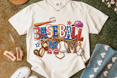 Baseball Mom PNG, Retro Baseball PNG, Baseball Game Day PNG Product Image 5