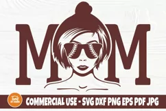 Baseball Mom SVG, Softball Mom Life PNG, Svg Cut File Product Image 1